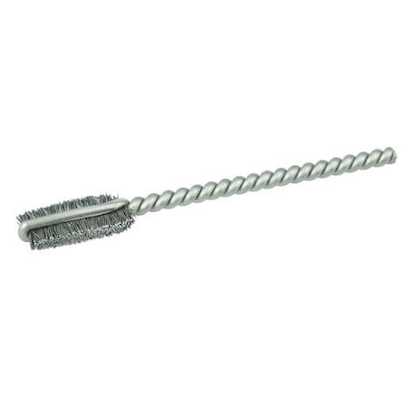 Weiler 5/16" Power Tube Brush, .003" Steel Wire Fill, 9/16" Brush Length 21004